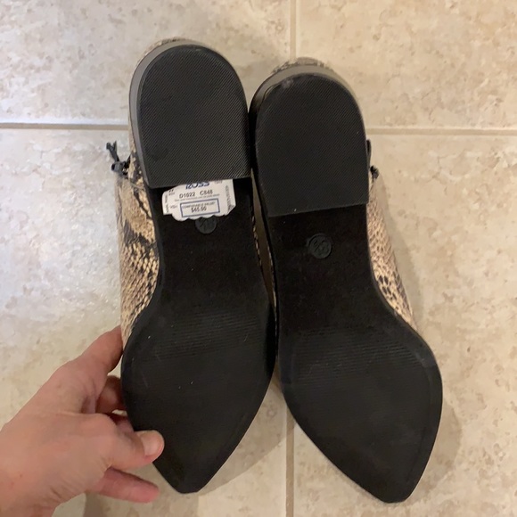 Anthropologie Parker & Sky Snakeskin Animal Chelsea Ankle Boots NWOT Size 8.5 - Picture 10 of 15
